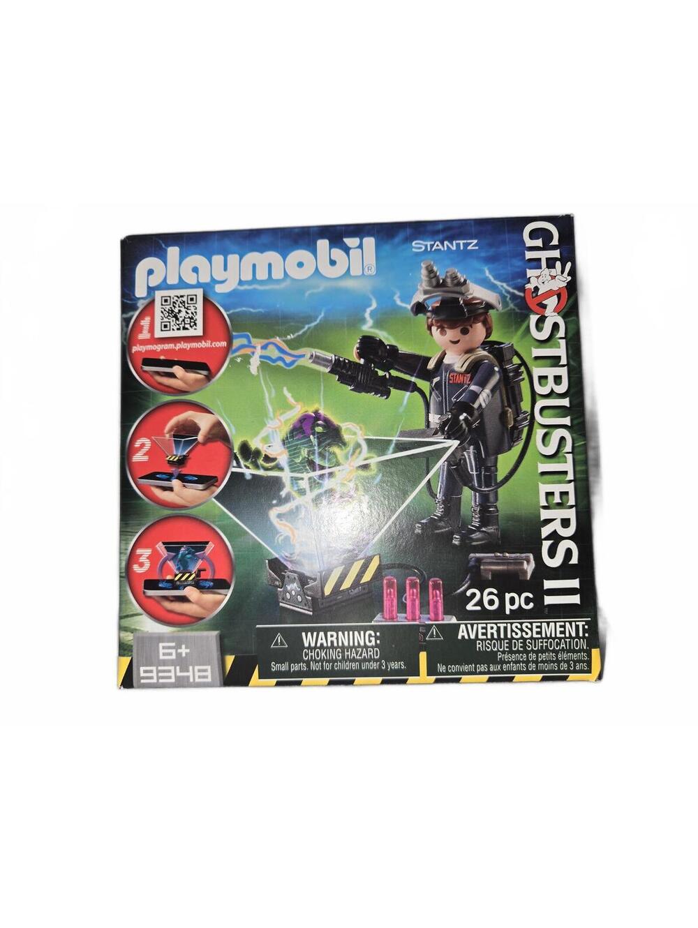 Playmobil Ghostbusters II Stantz 9348 Playmogram 3D Figure Set / 26 pcs / Sealed